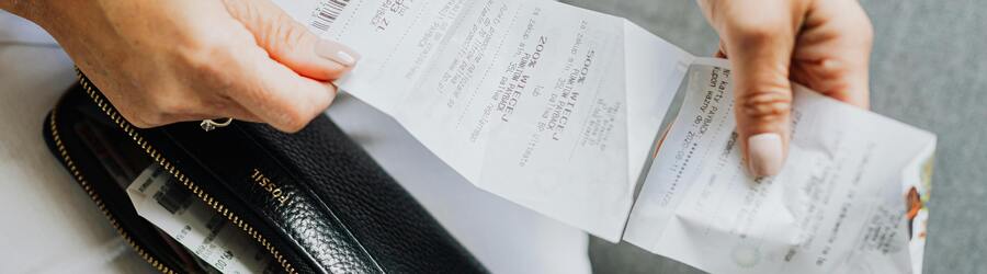 Dual Pricing Receipt Example